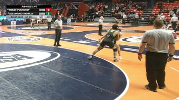 3A 138 lbs Cons. Round 2 - Mikey Polyakov, Lincolnshire (Stevenson) vs Alejandro Aranda, Glen Ellyn (Glenbard West)