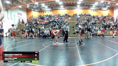 150 lbs Round 3 - Brayden Marotta, Loudonville vs Dalton Lang, Fredericktown