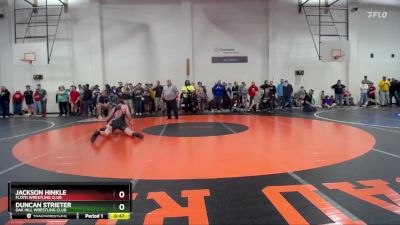 136 lbs Cons. Round 2 - Duncan Strieter, Oak Hill Wrestling Club vs Jackson Hinkle, Floyd Wrestling Club