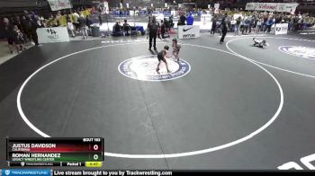 70 lbs Champ. Round 2 - Roman Hernandez, Legacy Wrestling Center vs Justus Davidson, California