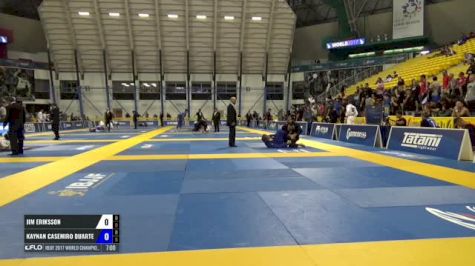 Jim Eriksson vs Kaynan Casemiro Duarte IBJJF 2017 World Championships