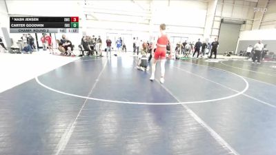 144 lbs Champ. Round 2 - Nash Jensen, Delta Wrestling Club vs Carter Goodwin, Empire Wrestling Club