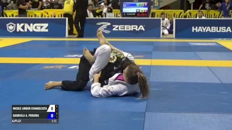 Nicole Amber Evangelista vs Gabriela A. Pereira IBJJF 2017 World Championships