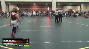 75 lbs Round 2 - Mason Mattevi, Gulf Coast Wrestling Club vs Ezra Herron, BEASTWORKS WRESTLING CLUB