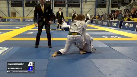 Erin Elizabeth Herle vs Heather H Raferty IBJJF 2017 World Championships