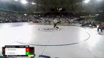 Girls 3A/4A 100 5th Place Match - Ellanor Nimrick, Gig Harbor (Girls) vs Jhaile DE Guzman, Moses Lake (Girls)