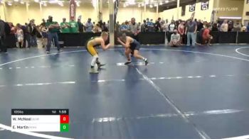 105 lbs Quarterfinal - Will McNeal, Derry vs Evan Martin, Penn Trafford