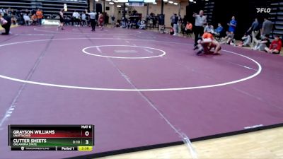 149 lbs Cons. Round 6 - Grayson Williams, Unattached vs Cutter Sheets, Oklahoma State