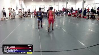 187 lbs Quarterfinals (8 Team) - Hamza Sayeed, Georgia vs Chaney Lewis Jr., Pennsylvania Red