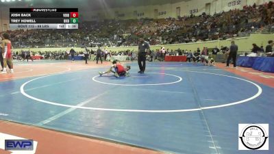 88 lbs Round Of 16 - Josh Back, Verdigris vs Trey Howell, Bixby