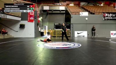 Junior Boys - 106 lbs Quarters - Aaron Contreras, Legacy Wrestling Center vs Bryce Dacoco, Tracy Wrestling Club