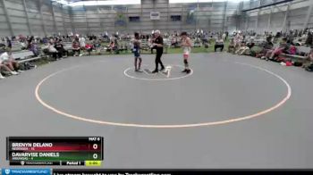 120 lbs Round 2 (8 Team) - Brenyn Delano, Nebraska vs Davarvise Daniels, Arkansas