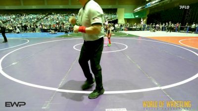 52 lbs Consi Of 8 #2 - Remington Lederer, Prescott Valley Bighorns vs Luke Rivera, Silvaback Training Center