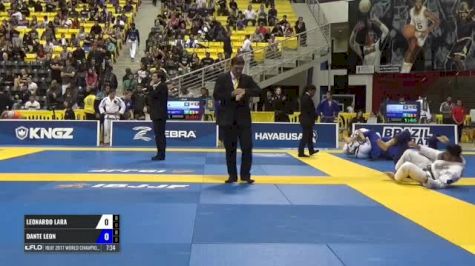 Leonardo Lara vs Dante Leon IBJJF 2017 World Championships