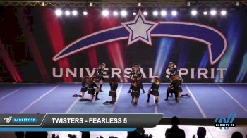 Twisters - Fearless 5 [2022 L5 Senior Coed Day 1] 2022 Universal Spirit Concord Challenge