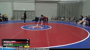 126 lbs Round 2 (8 Team) - Anthony Harris, California Gold vs Mason Mills, Minnesota Silver