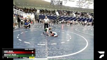 45 lbs Cons. Round 1 - Bentley Bliss, Pioneer Youth Wrestling vs Axel Ross, Primus Wrestling