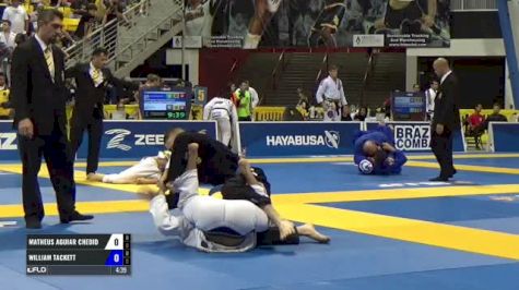 Matheus Aguiar Chedid vs William Tackett IBJJF 2017 World Championships