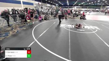 43 lbs Consi Of 16 #2 - Frankie Carrasco, Tucson Cyclones vs Eli Pinon, Team Thunder