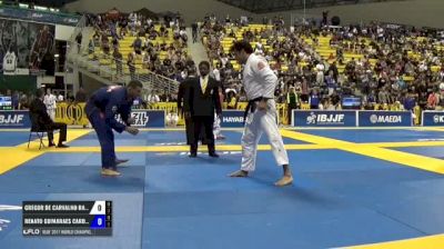 Gregor De Carvalho Rangel Gracie vs Renato Guimaraes Cardoso IBJJF 2017 World Championships