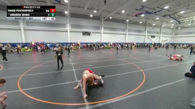 157 lbs Champ. Round 1 - Andrew Moro, Brecksville vs Owen Porterfield, Unattached
