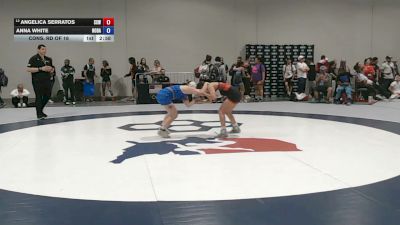 105 lbs Cons. Rd Of 16 - Angelica Serratos, Surfside X Wrestling vs Anna White, North Dakota