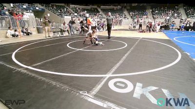 40 lbs Consi Of 4 - Luke Themm, Team Tulsa Wrestling Club vs Jaxson Gregory, Tulsa Blue T Panthers