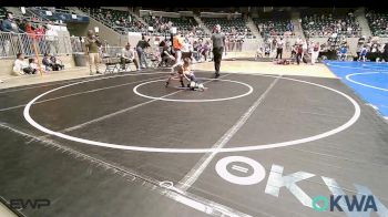 40 lbs Consi Of 4 - Luke Themm, Team Tulsa Wrestling Club vs Jaxson Gregory, Tulsa Blue T Panthers