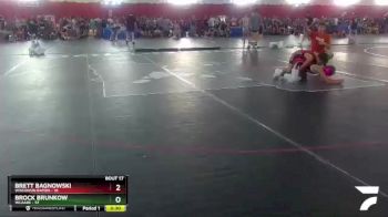 95-97 lbs Round 2 - Brock Brunkow, WCAABE vs Brett Bagnowski, Wisconsin Rapids