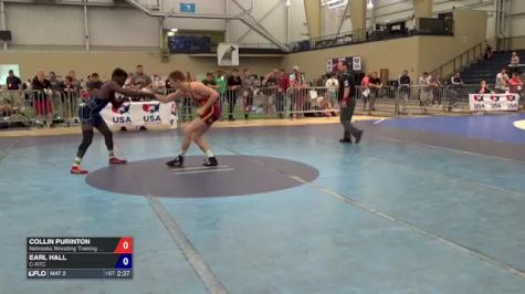 65 Consi-Semis - Collin Purinton, Nebraska Wrestling Training Center vs Earl Hall, C-RTC