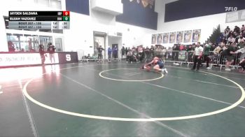 138 lbs Cons. Round 1 - Elijah Vazquez, Eleanor Roosevelt vs Jayden Saldana, Imperial