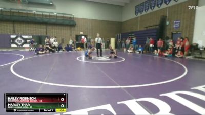 Exhibition 3 lbs Round 1 (6 Team) - Hailey Robinson, Thermopolis Middle School vs Marley Thar, Burns Junior High