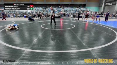 49 lbs Consi Of 8 #2 - Majus Vaiciulis, Aniciete Training Club vs Weston Molinaro, Rising Sun Wrestling Club