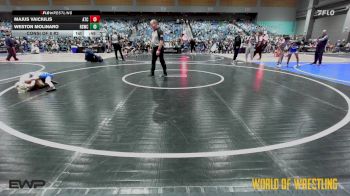 49 lbs Consi Of 8 #2 - Majus Vaiciulis, Aniciete Training Club vs Weston Molinaro, Rising Sun Wrestling Club