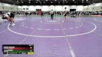 215 lbs Champ. Round 2 - Kade Krause, Dowling Catholic vs Jd Romero, Kearney