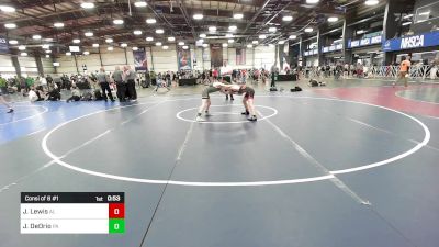 80 lbs Consi Of 8 #1 - Jaxon Lewis, AL vs Joshua DeOrio, PA