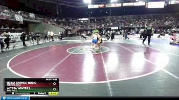 138G Cons. Round 4 - Reina Barnes-Rubio, Redmond Girls vs Alyssa Winters, Reed Girls