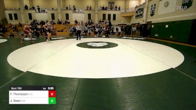 175 lbs Consolation - Forrester Thompson, New Bedford vs Jack Reed, Carver