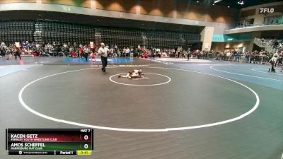 69-74 A Round 3 - Amos Scheffel, Harrisburg Mat Club vs Kacen Getz, Fernley Youth Wrestling Club