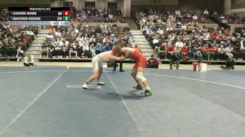 160 Championship Bracket 1st Place Match - Cooper Rowe, Mound Westonka vs Grayson Eggum, Stillwater