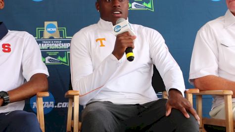 Christian Coleman talks to fellow Vol Justin Gatlin all the time
