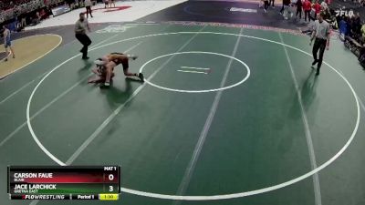 Champ. Round 1 - Jace Larchick, Gretna East vs Carson Faue, Blair