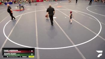 33-36 lbs Quarterfinal - Bowen Dickey, Forest Lake Wrestling Club vs Paige Anderson, Owatonna Wrestling Academy