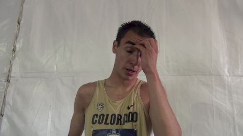 Ben Saarel after pushing the pace in the 1500 prelims