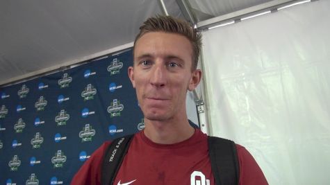 Dylan Blankenbaker fell and came back to make the steeple final