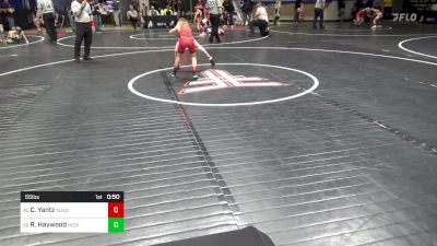 55 lbs Consi Of 32 #2 - Camren Yantz, Susquenita vs Ronald Haywood, Hickory