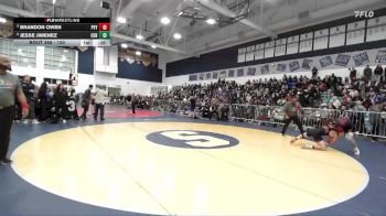 150 lbs 5th Place Match - Jesse Jimenez, Centennial (Corona) vs Brandon Owen, Paloma Valley