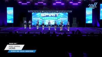 Spirit Central - Lions [2025 L1 Mini - Novice - Restrictions Day 1] 2025 Spirit Fest Grand Nationals