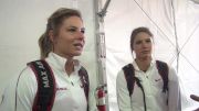 Lexi and Tori Weeks after finishing top 6 in pole vault