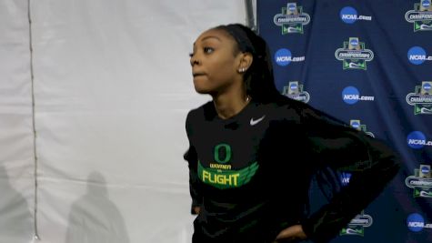 Deajah Stevens was surprised by the tough start in the 100